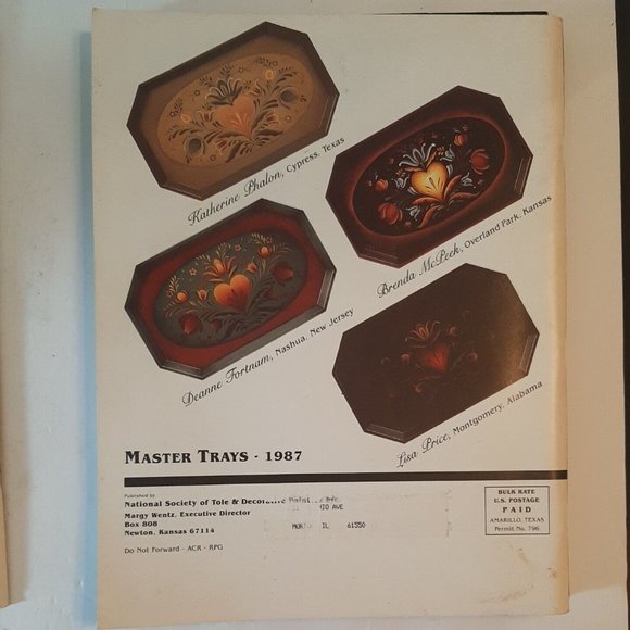 5 Decorative Painter Magazines 1987 National Tole Society - Picture 8 of 12